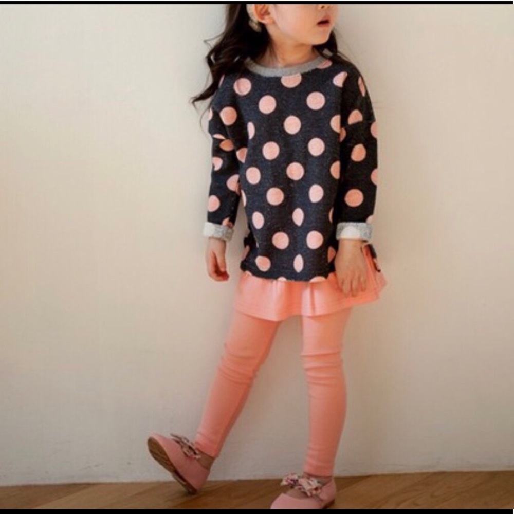 Polka Dot Girls Sweater
